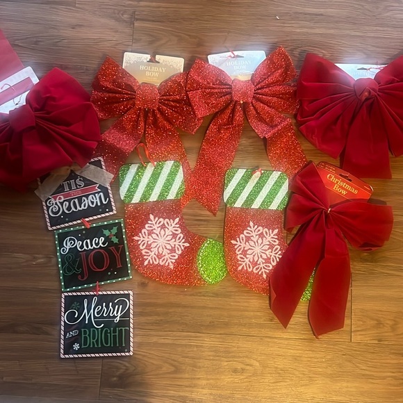 Christmas Decorations Lot - 8 Items all NWT - Picture 1 of 7